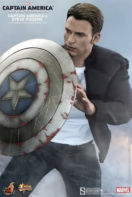 Hot Toys MMS243 - Captain America & Steve Rogers - CA2 -1/6 2pack
