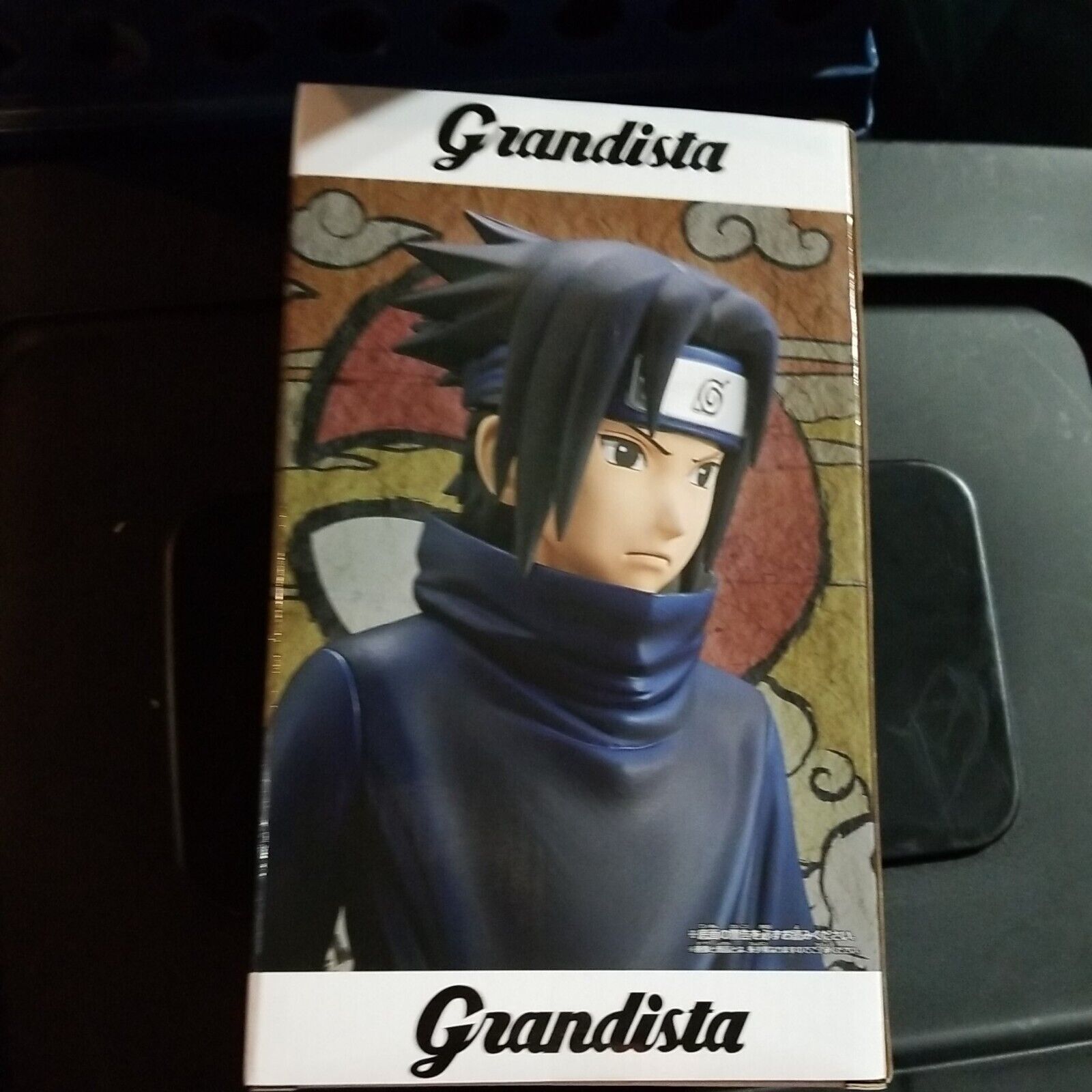 Banpresto Naruto Shippuden Grandista Shinobi Relations Uchiha Sasuke Volume  2 Figure Navy - US