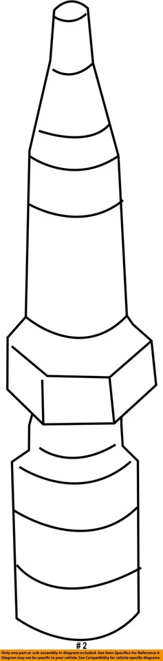 克莱斯勒原始设备制造商点火火-火花插头 SPLZFR5C11 — 第 2/2 张图片