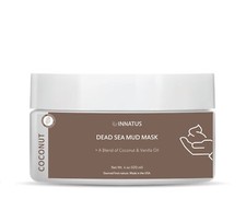 Dead Sea Mud Mask with Agave Coconut Oil/Controls Acne/Purifies Hydrates Skin