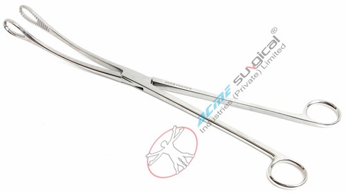 6 Pcs Kelly Polypus Forceps 12.50'' Curved OB/GYN Surgical Instruments ...