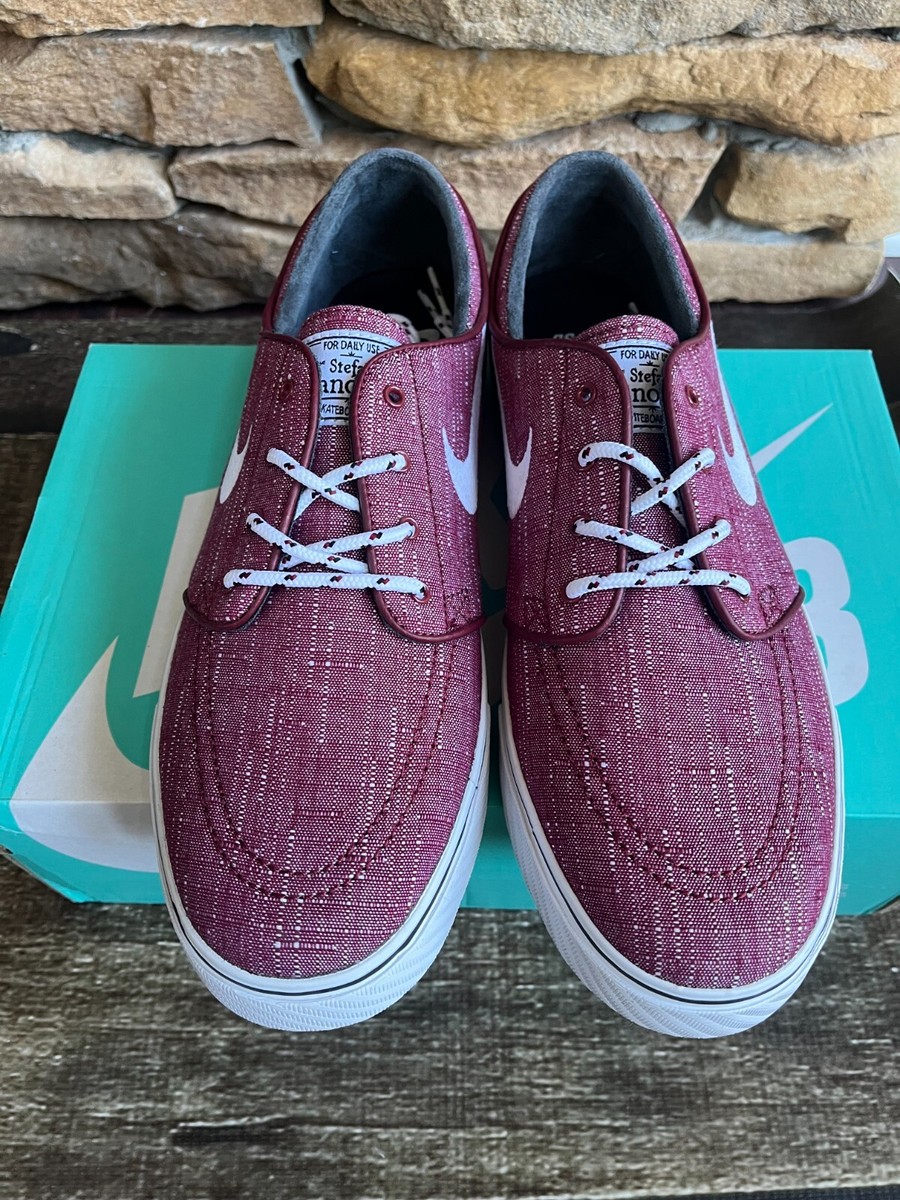 Nike Mens 11 SB Zoom Stefan Janoski Canvas Team Red White Sneaker 615957-616 NIKE SB ZOOM STEFAN JANOSKI SKATE SHOES CANVAS TEAM RED  main image 2