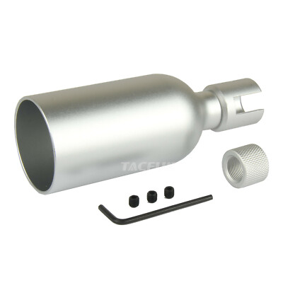 SILVER Ruger 1022 .22LR Golf Ball Launcher - Aluminum
