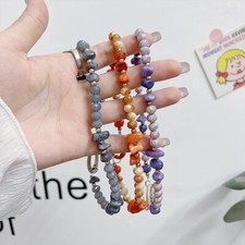 Natural Healing Hands-Free Natural Stone Phone Wrist Strap for IPhone 15 Pro Max