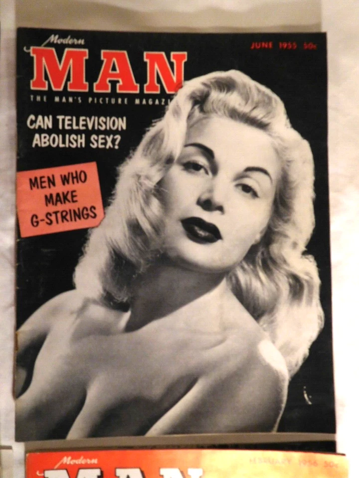 6 Vintage Jan,Feb,June,Nov,Dec'55- Feb'56 Modern Man Magazine Lot Foto 4 de 4