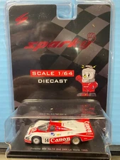 1/64 SPARKY PORSCHE 956 CANON #14 2ND 24H LEMANS 1985 RED AND WHITE