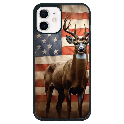 usa flag Buck deer Camo For iPhone SE XS XR Max 5 6 7 8 Plus Anti scratch Cover - Picture 16 of 25