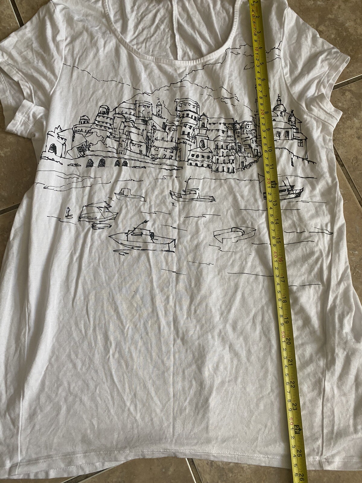 Chico’s 1 Graphic Modal Soft Basic Tee - image 5