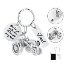 Cremation Urn Keychain Urn Pendant Ashes Keepsake Cremation Key Chain for Dad
