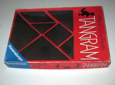 Tangram 1987 Game Complete with Booklet Original China Puzzle by