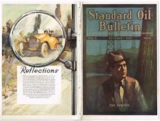 STANDARD OIL BULLETIN  CALIFORNIA 10/15 PARADISE VALLEY COACHELLA MELON AVIATION