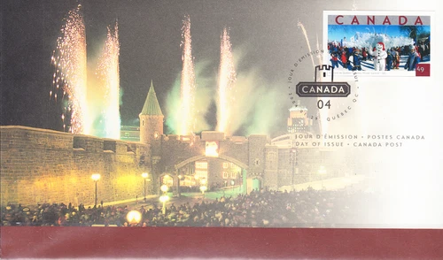 W CANADA 2019 FDC TOURIST ATTRACTION QUEBEC WINTER CARNIVAL