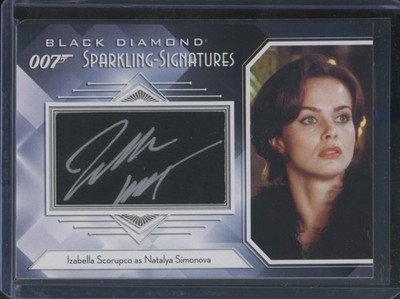 2024 Black Diamond James Bond 007 Izabella Scorupco #SS-IS Sparkling Signatures