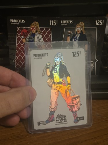 Paige Bueckers PB BUCKETS 2026 Bo Jackson Battle Arena Blizzard Steel Foil + 2