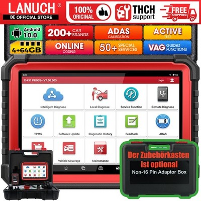 LAUNCH X431 PRO3S+ V+ PRO 5 Profi OBD2 Diagnosegerät ALLE SYSTEM ECU Coding