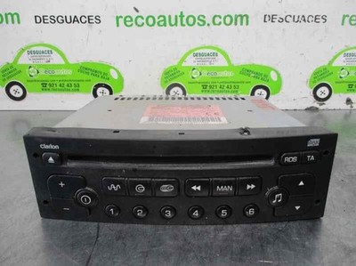 96635823XT audio system PEUGEOT 206 1.4 HDI rectp2259232
