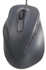 ELECOM Left Hand Wired USB Ergonomic Shape Mo...