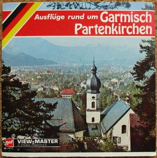 3 VIEW MASTER 3D BILDSCHEIBEN AUSFLÜGE RUND UM GARMISCH PARTENKIRCHEN