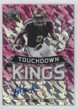 2021 Leaf Metal Draft Touchdown Kings Pink Marble 14/25 Jhamon Ausbon Auto 0g4