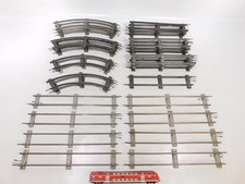 28x M&auml;rklin Spur 0 Gleis f&uuml;r Uhrwerk-Betrieb 6er 8 er Kreis 26 cm 32 cm #DZ580-3