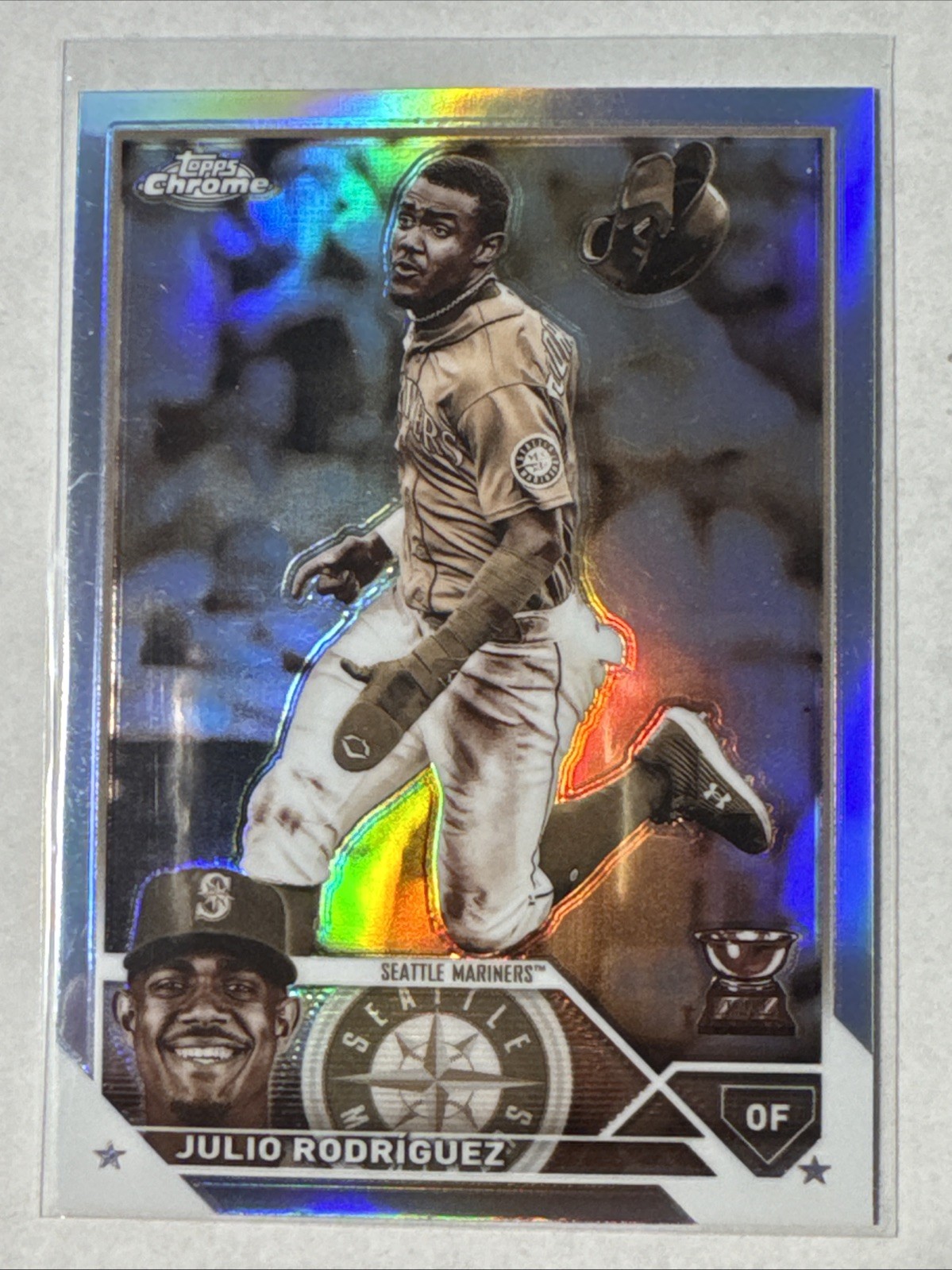 Julio Rodriguez 2023 Topps Chrome Sepia Refractors #200 - Seattle Mariners
