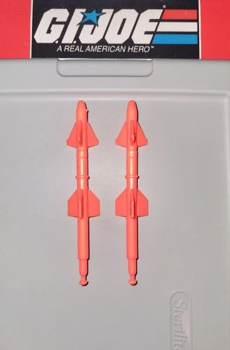GI Joe Ghoststriker X 16 1993 Smaller Missiles Parts Set Original 90's Hasbro