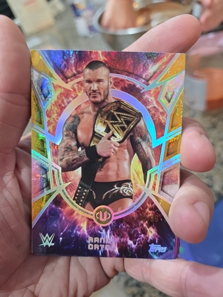 RANDY ORTON 2026 Topps Universe WWE Grand Entrances Gold Stone 25/99 #GE-10