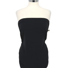 Halogen Strapless Ruched Bodycon Fitted Dress Black Size 2X NWOT