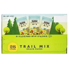 Kirkland Signature Trail Mix Snack Packs 28 CT 56 OZ