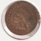US Rare Old West 1883 Indian Head Penny Coin American Collection Shield Cent USA