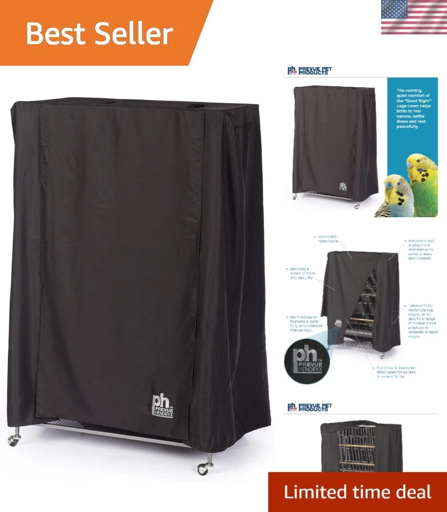 Lightweight Nylon Bird Cage Cover - Ensures Peaceful Sleep for Birds