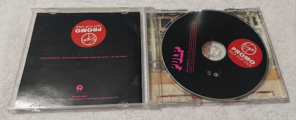 Jarvis Cocker PULP This Is hardcore GOLD PROMO STAMP COVER CD USA Pressing Foto 4 de 4