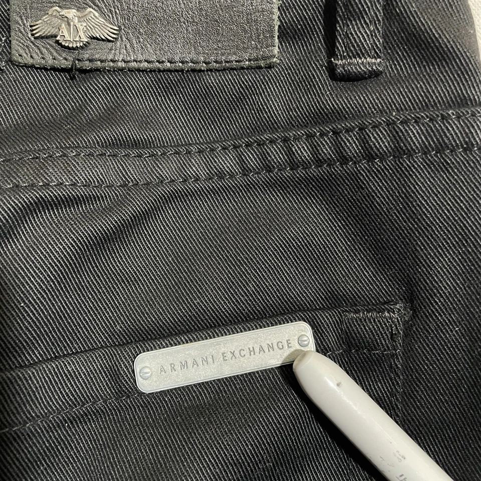 Jeans Armani Para Hombres AJ Calce Ajustado Denim Botón Mosca Talla 31/30 Pierna Recta J66 Foto 3 de 4