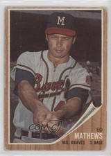1962 Topps Eddie Mathews Ed Mathews #30 HOF 06mi