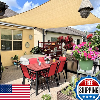 Infrange 8 X 12 Rectangle Sun Shade Sails Canopy Uv Block For Patio Deck