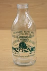 Vintage Collectable - Glass Milk Bottle - Coombe Farm Dairy - A Taste of Sussex