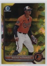 2022 Bowman Chrome Draft Sapphire Edition Yellow 60/99 Maikol Hernandez fm0