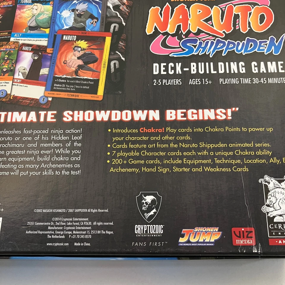 Shonen Jump Naruto Shippuden Deck Building Game 2014 VIZ Cryptozoic Minato Promo - Image 4 of 4