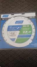 Norton 50516-038 14-in Wet/Dry Segmented Rim Diamond Saw Blade ( 2) PK New