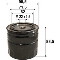 Valeo 586097 ÖLfilter FüR Ford Mazda Chrysler ÖLreinigung Inspektion Service