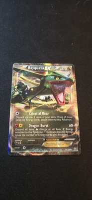 Pokemon TCG Rayquaza EX 85/124 Dragons Exalted Holo Card 2012 Rare Vertical Holo - Image 1 of 4