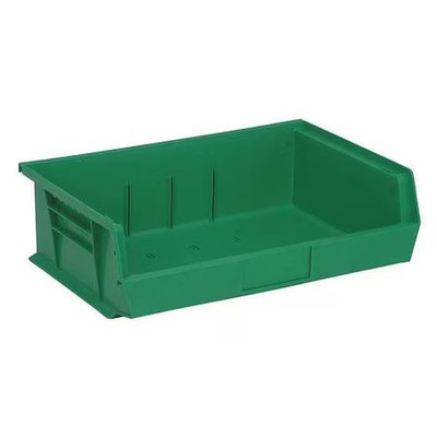 Quantum Storage Systems Qus245gn Hang & Stack Storage Bin, Polypropylene,