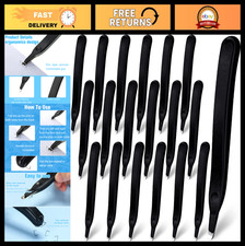 24 Pcs Magnetic Staple Remover Puller Set Heavy Duty Easy Grip Black