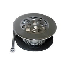 Lasco 03-5003 Bathtub Drain Shoe Strainer, Chrome Plated, 1-1/4 In. Fine Thread