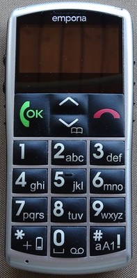 EMPORIA TALKcomfort Seniorenhandy mit Tischladestation (ohne Akku + Anleitung)
