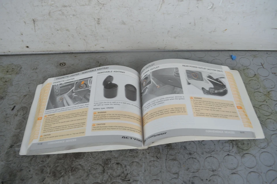 94169- Libretto Usi e Manutenzione Ssangyong Actyon Dal 2006 al 2018 - Immagine 3 di 3