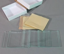 Lot-7 Bio Rad Mini Protean 3 and Tetra Glass Plates with 1.5 & 0.75 mm Spacers