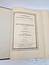 Offenbach: Les Contes d'Hoffmann Vocal Score - G. Schirmer - English/French