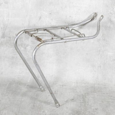 alter Gepäckträger Fahrrad Silber Vintage