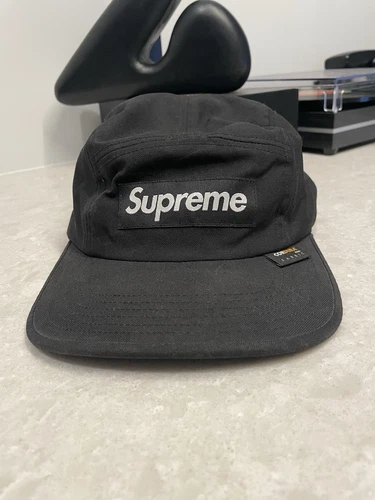 Casquette chapeau de camp Supreme Cordura noire A1M72